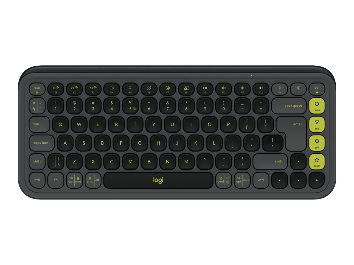 Logitech POP Icon Keys Tastatur Saks Trådløs US International