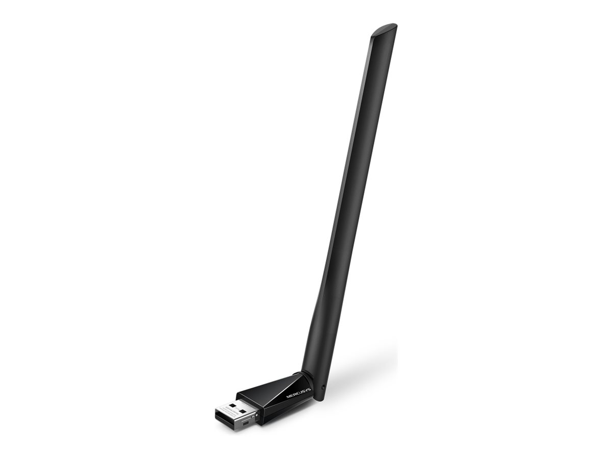 Mercusys MA30H, Trådløs, USB, WLAN, Wi-Fi 5 (802.11ac), 1300 Mbit/s, Sort