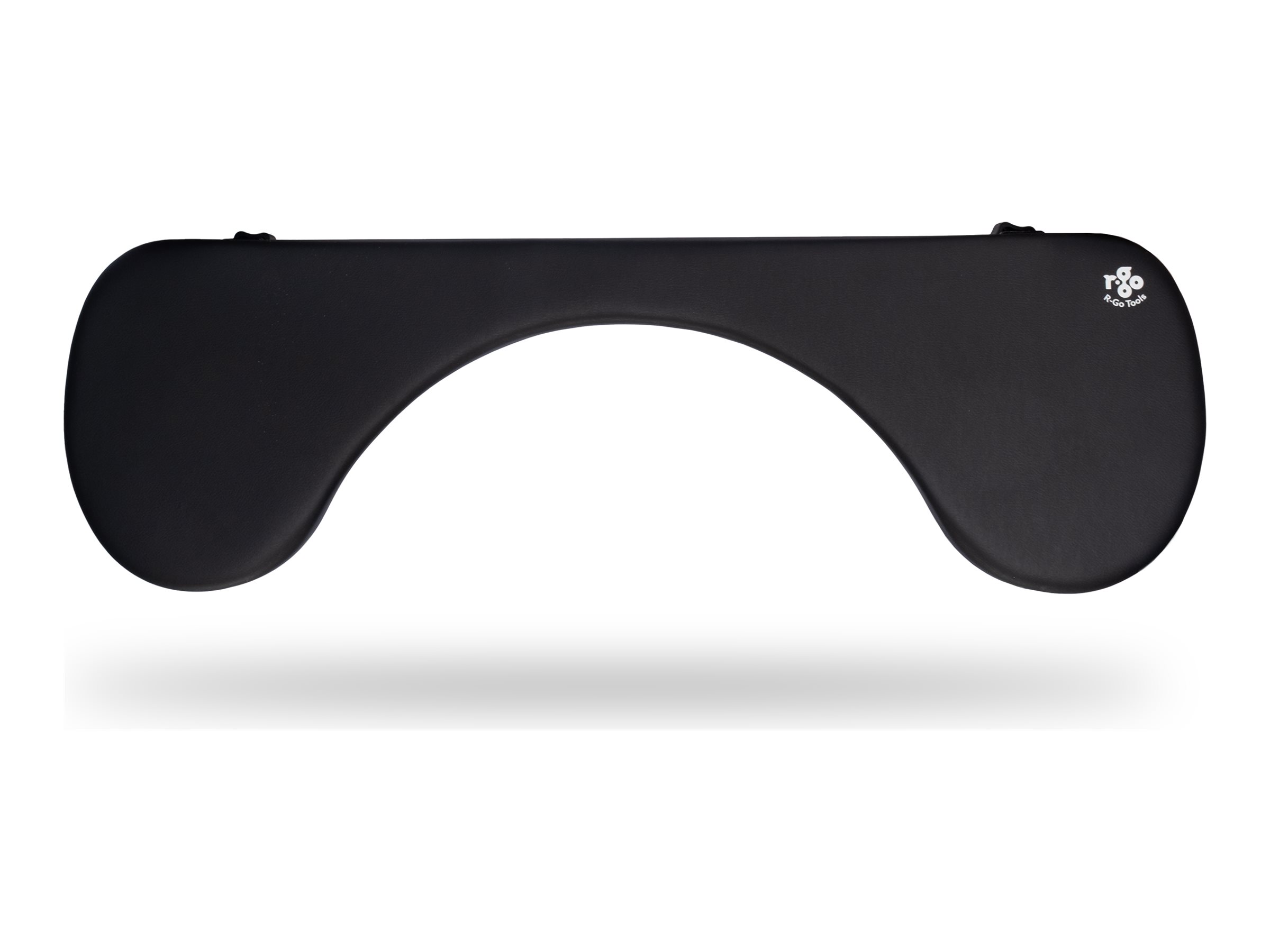 R-Go Ergonomic Armrest - Monteringssæt (beslag, klemme til montering på skrivebord, armstøtte) - vinyl, træ - sort