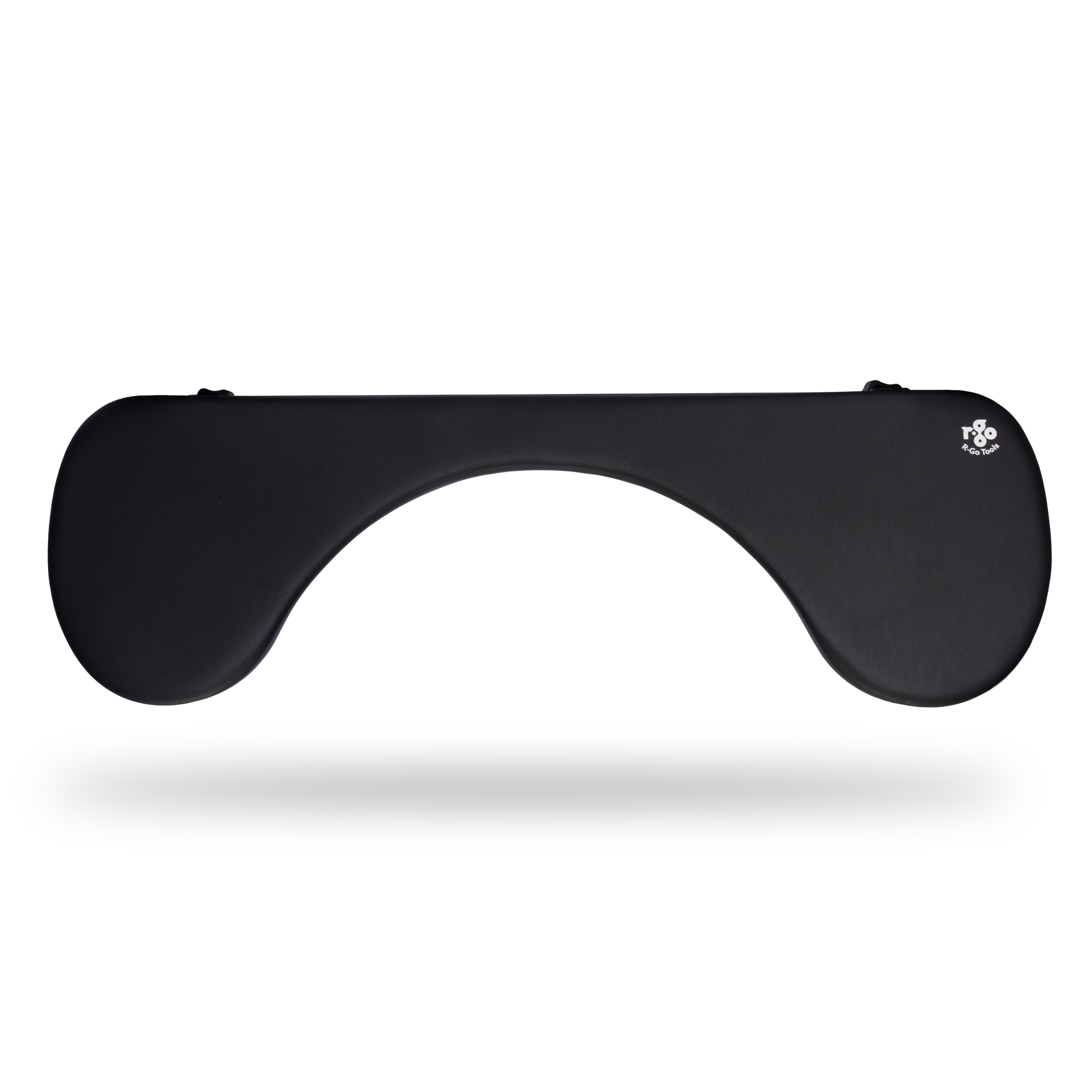 R-Go Ergonomic Armrest - Monteringssæt (beslag, klemme til montering på skrivebord, armstøtte) - vinyl, træ - sort