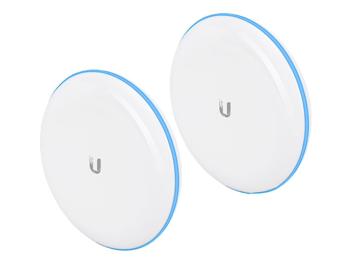 Ubiquiti UniFi Building-to-Building Bridge - Trådløs bro - 1GbE - Wi-Fi 5 - 802.11ad (WiGig) - 5 GHz, 60 GHz (pakke med 2)