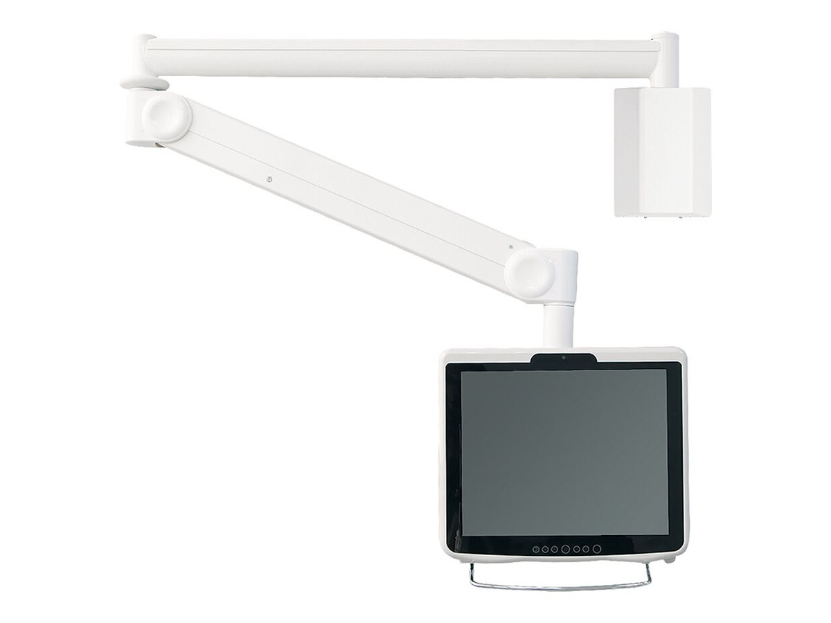 Neomounts FPMA-HAW100HC - Bøjle - fuld bevægelse - for LCD display - medicinsk - hvid - skærmstørrelse: 10-30 - vægmonterbar
