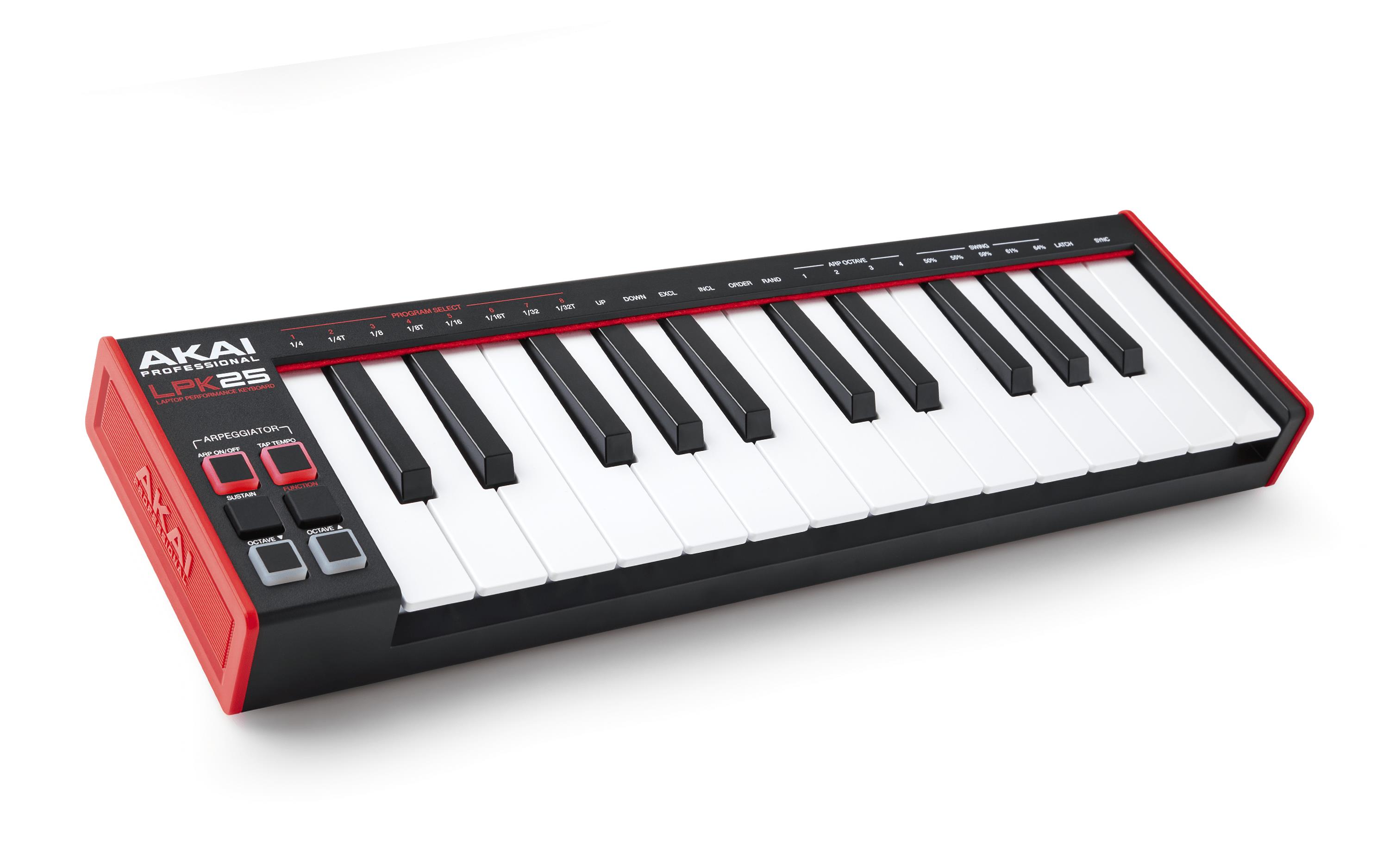 AKAI LPK 25 MKII - USB/MIDI Mini valdymo klaviatūra