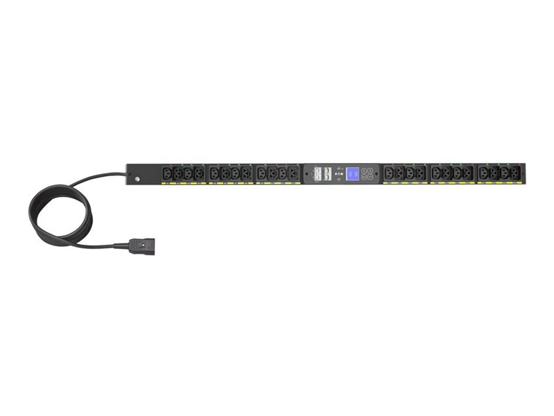 Eaton Managed Rack PDU EVMAFC20A Strømfordelingsenhed 24-stik 16A Sort 3m billede