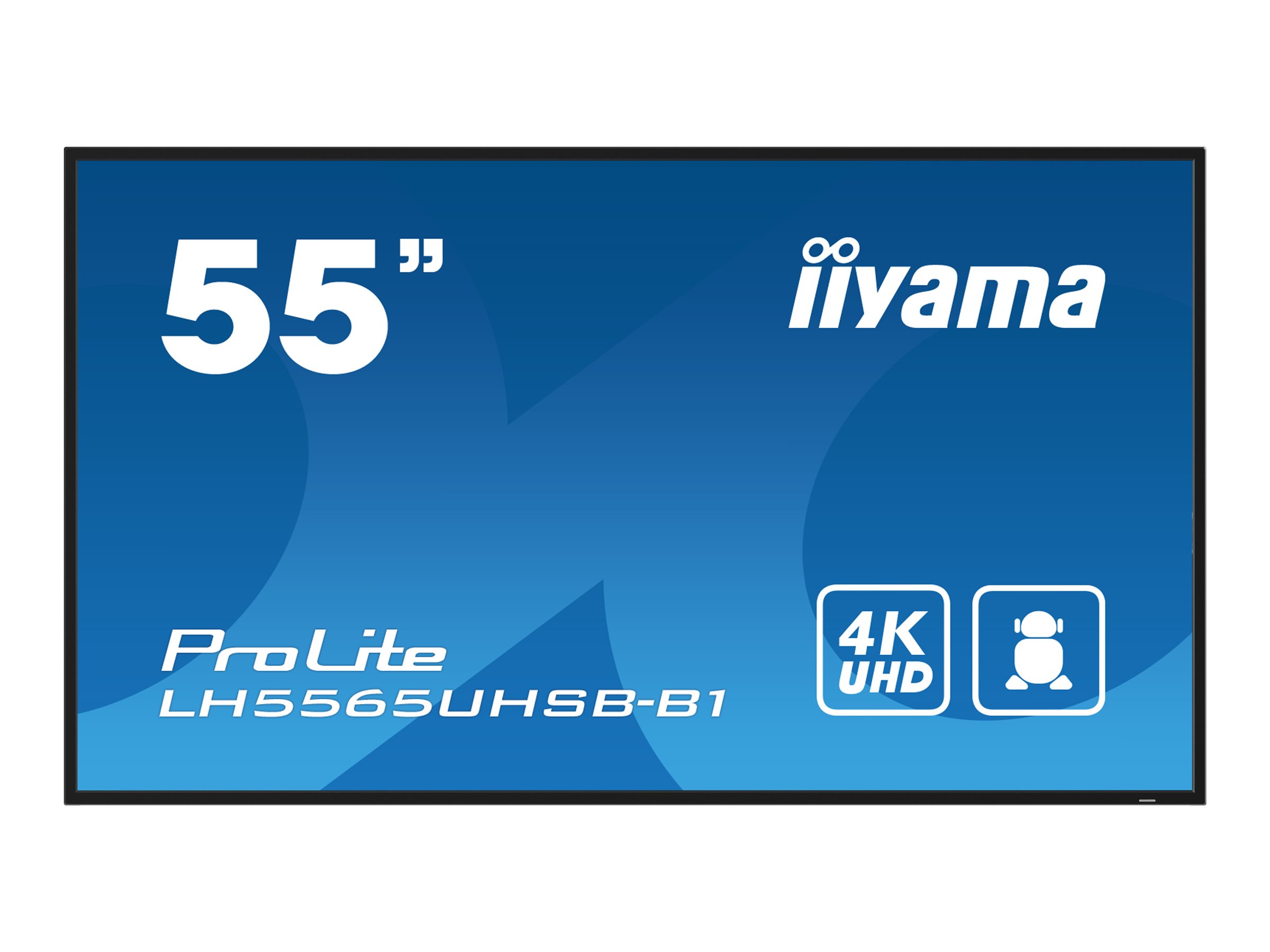 iiyama ProLite LH5565UHSB-B1 55" Digital skiltning 3840 x 2160