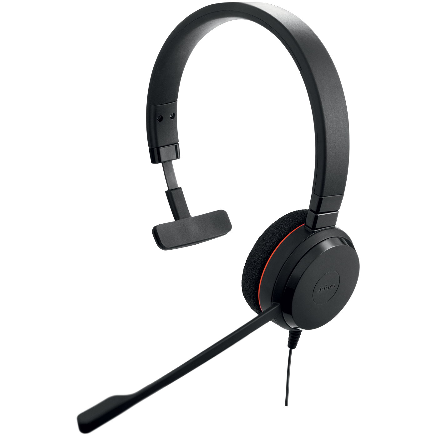 Jabra Evolve 20 UC mono Kablet Høretelefoner Sort