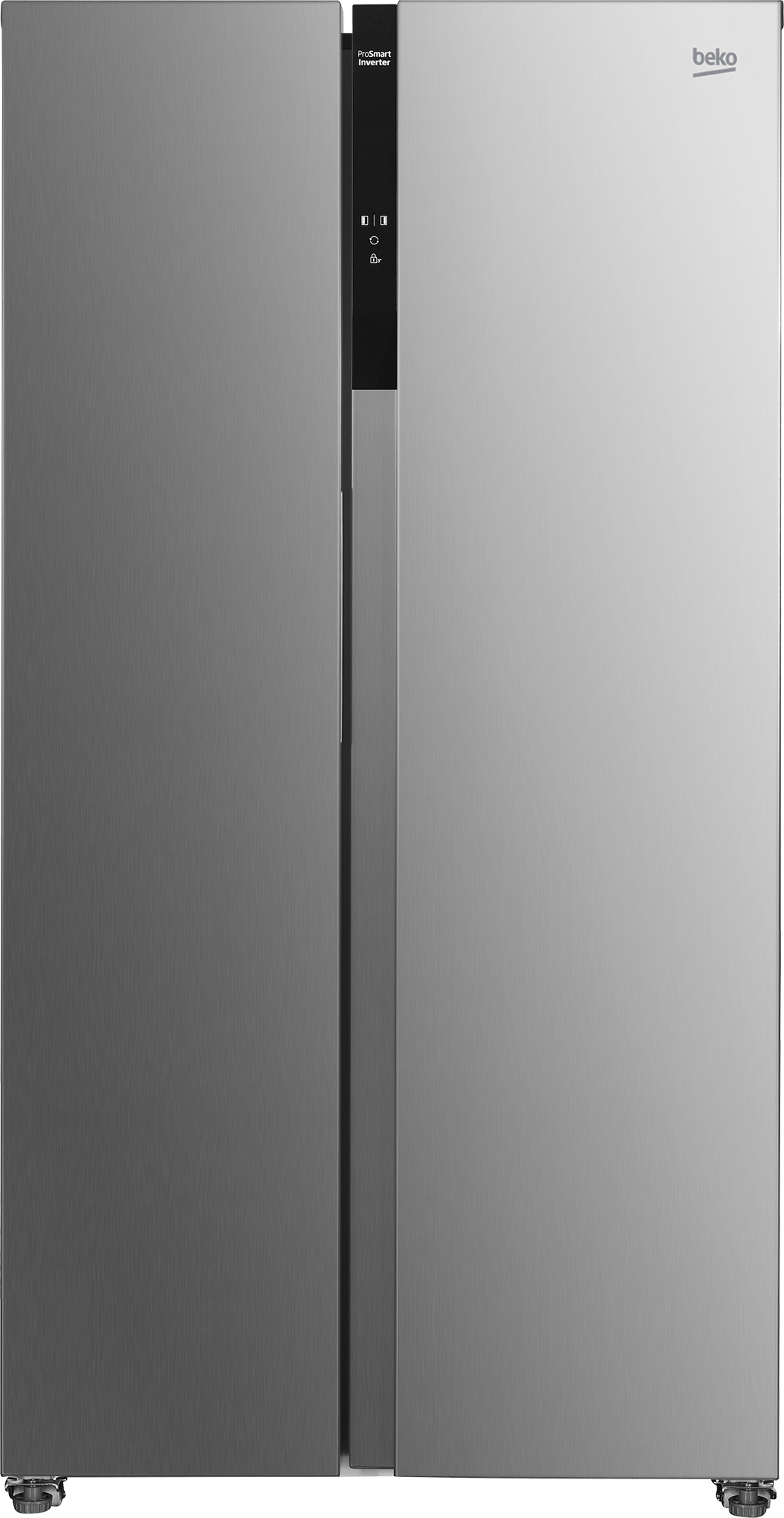 Beko GNO5322XPN side-by-side køle-fryseskab Fritstående 532 L E Rustfrit stål