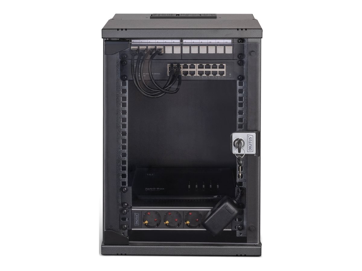 DIGITUS SOHO PRO Series - cabinet - 315 x 300 mm (W x D) - 9U