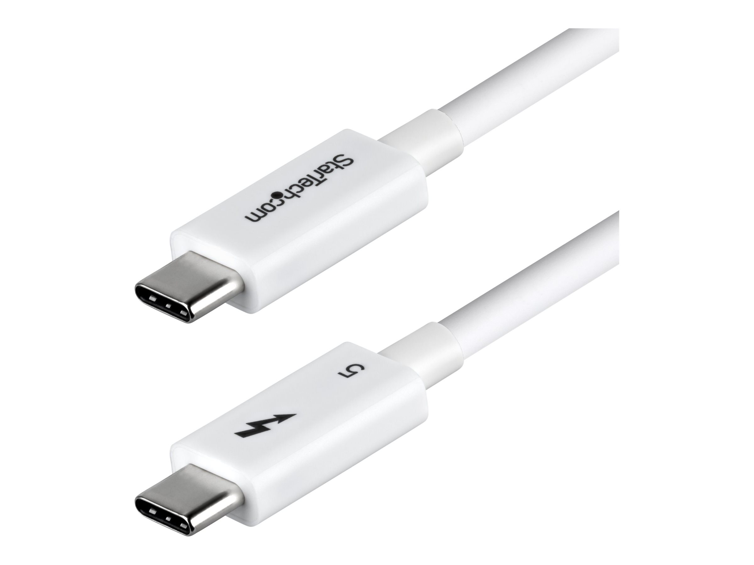 StarTech.com USB4 / Thunderbolt 3 / Thunderbolt 4 / Thunderbolt 5 / DisplayPort 2.1 USB Type-C kabel Hvid