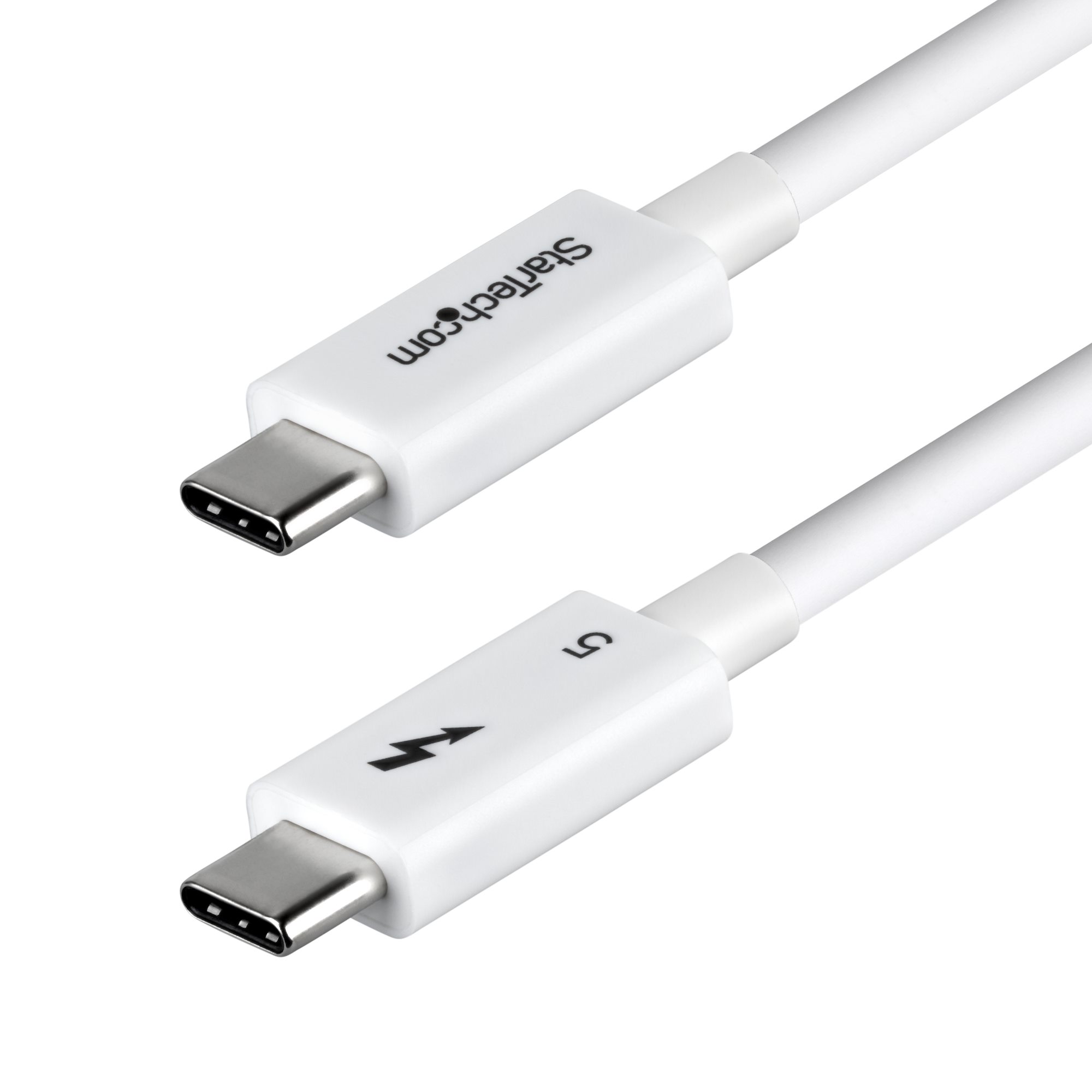 StarTech.com USB4 / Thunderbolt 3 / Thunderbolt 4 / Thunderbolt 5 / DisplayPort 2.1 USB Type-C kabel Hvid