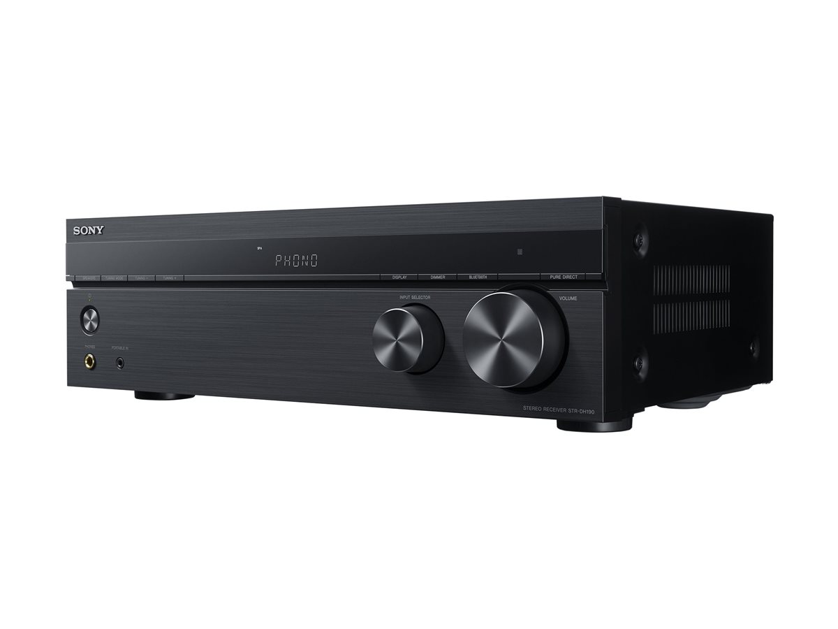 Sony STR-DH190 - modtager - Modtager - Sort
