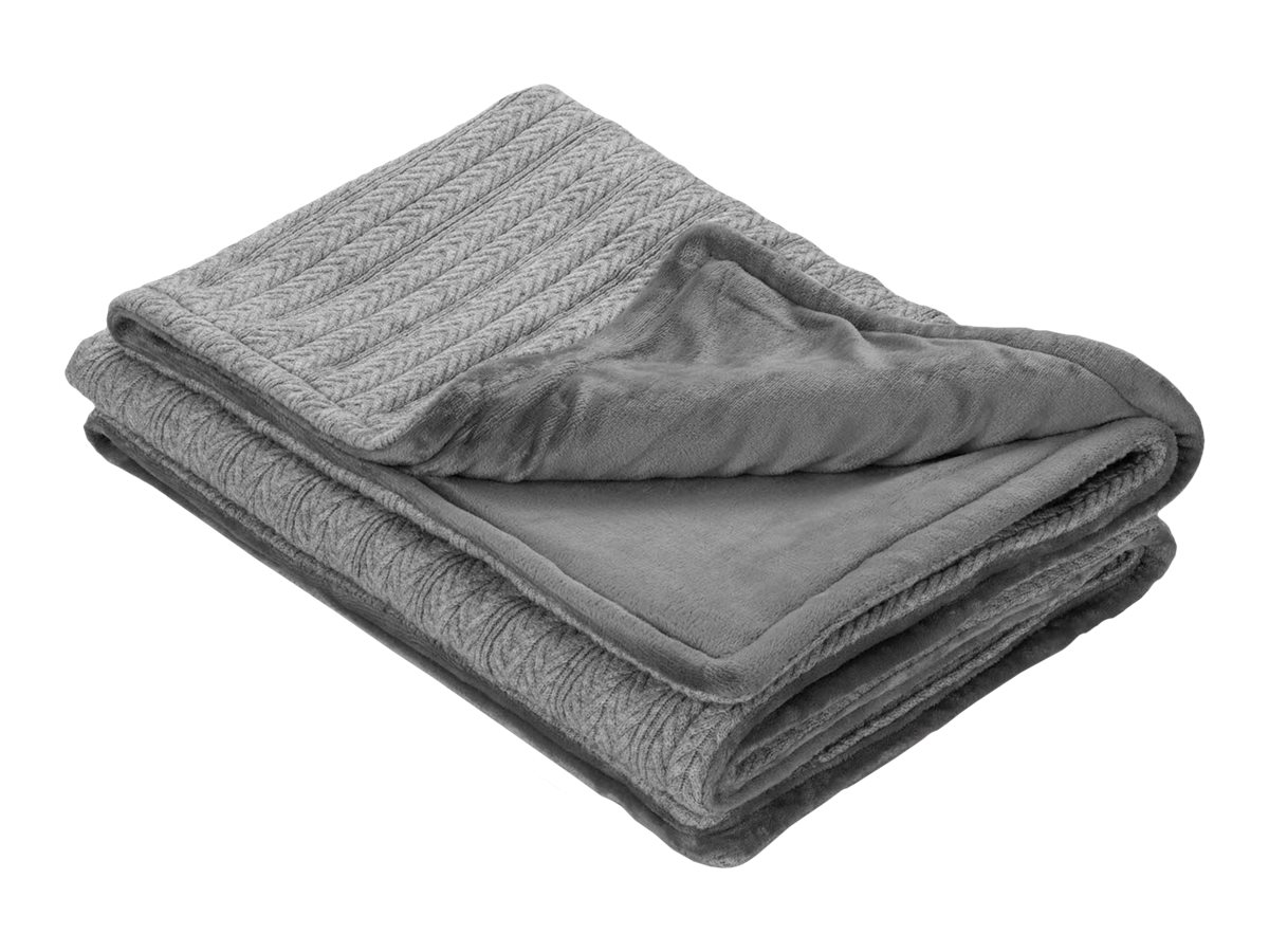 Elektrisk tæppe - grå, 120 × 160 cm