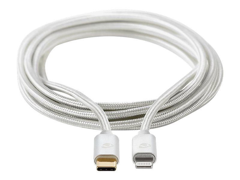 Nedis Lightning Kabel | USB 2.0 | USB-C™ Han | Apple Lightning 8-pin | 480 Mbps | Guldplateret | 2.00 m | Runde | Flettet / Nylon | Aluminium | Cover Window Box