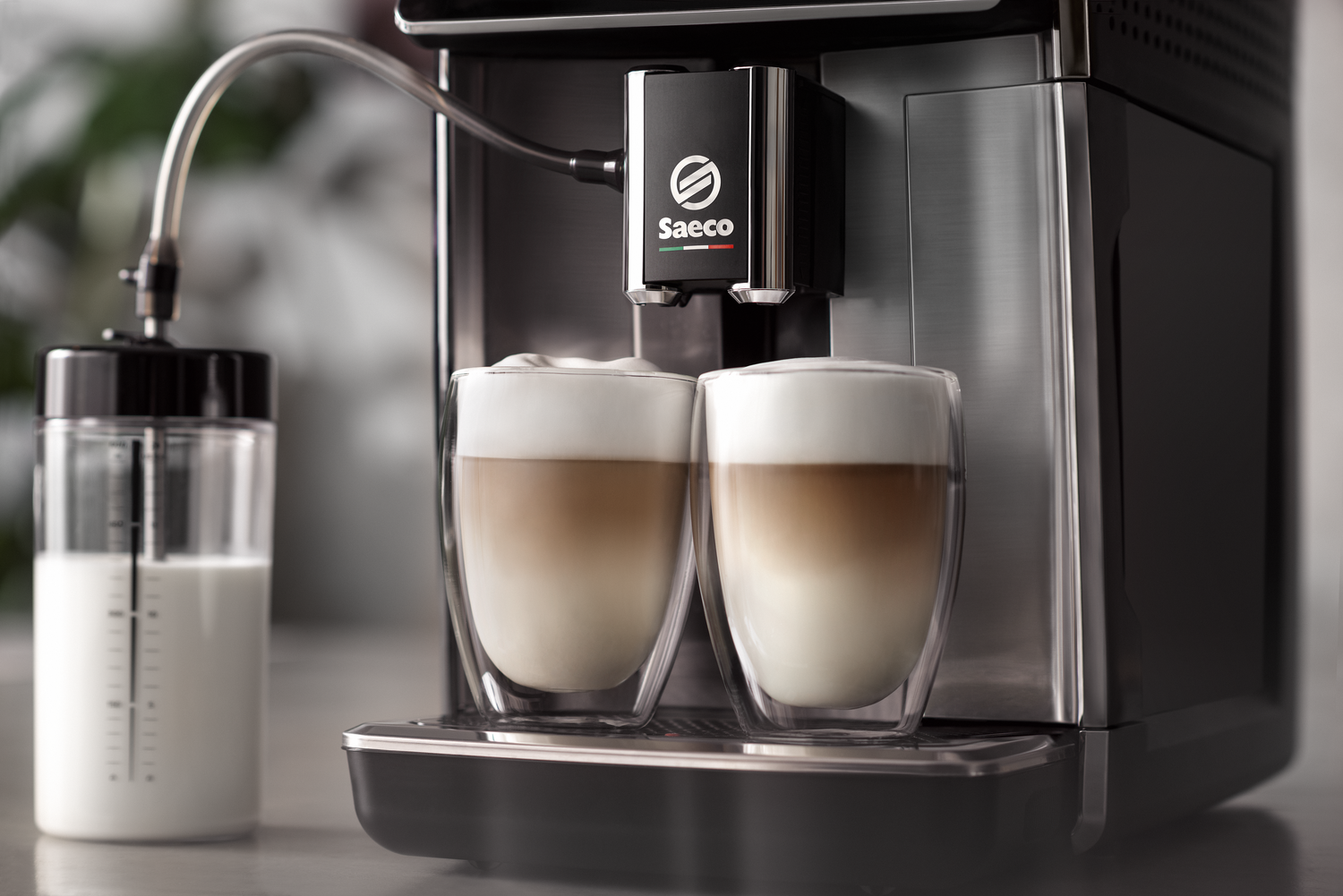 Saeco SM6582/10 Fuldautomatisk kaffemaskine 1,8L Grå