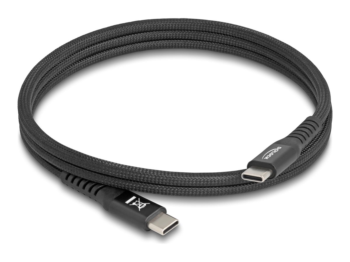 Delock USB Type-C kabel 1m Sort