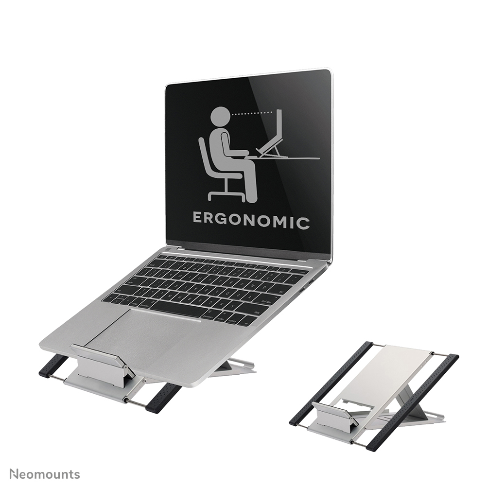 Laptop stander Neomounts NSLS100 - sølv/hvid