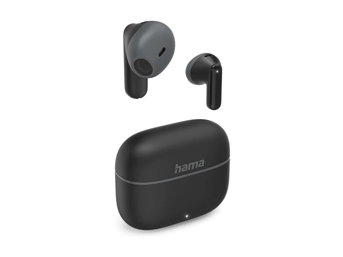 Hama trådløse in-ear høretelefoner med ladeetui - Sort