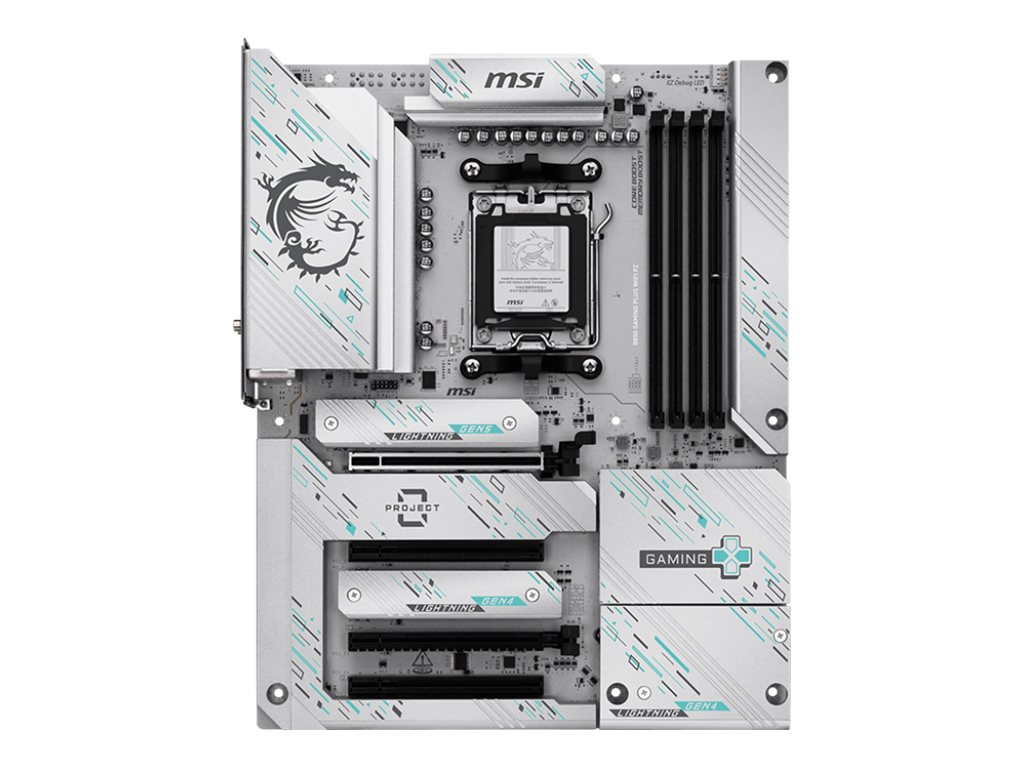 MSI B850 GAMING PLUS WIFI PZ Bundkort - AMD B850 - AMD AM5 socket - DDR5 RAM - ATX