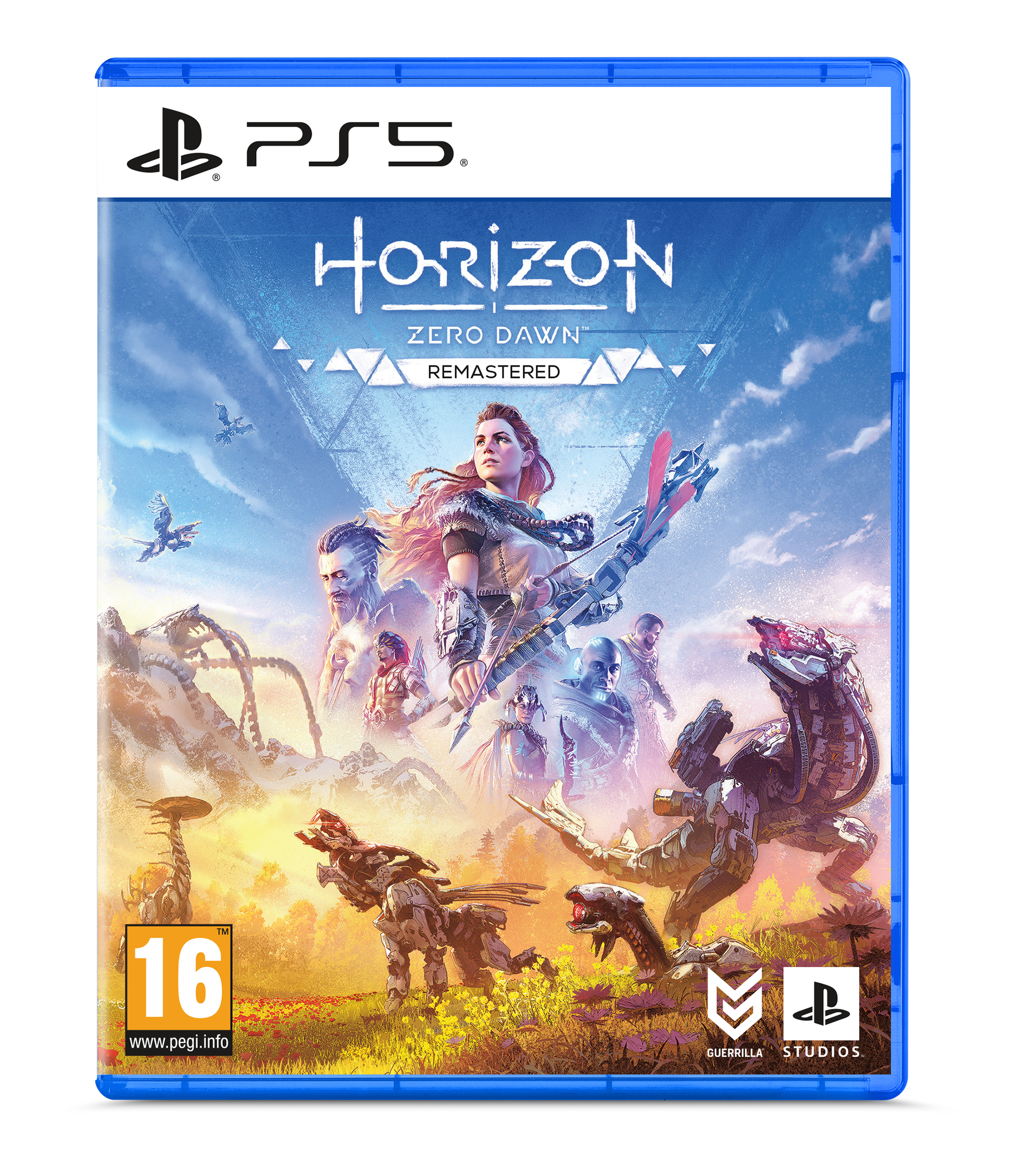 Sony Horizon Zero Dawn Remastered Edition PS5 Nyudgivet Arabisk, BRA, Tysk, Engelsk, Spansk, Fransk, Italiensk, Polsk, Portugisisk, Russisk