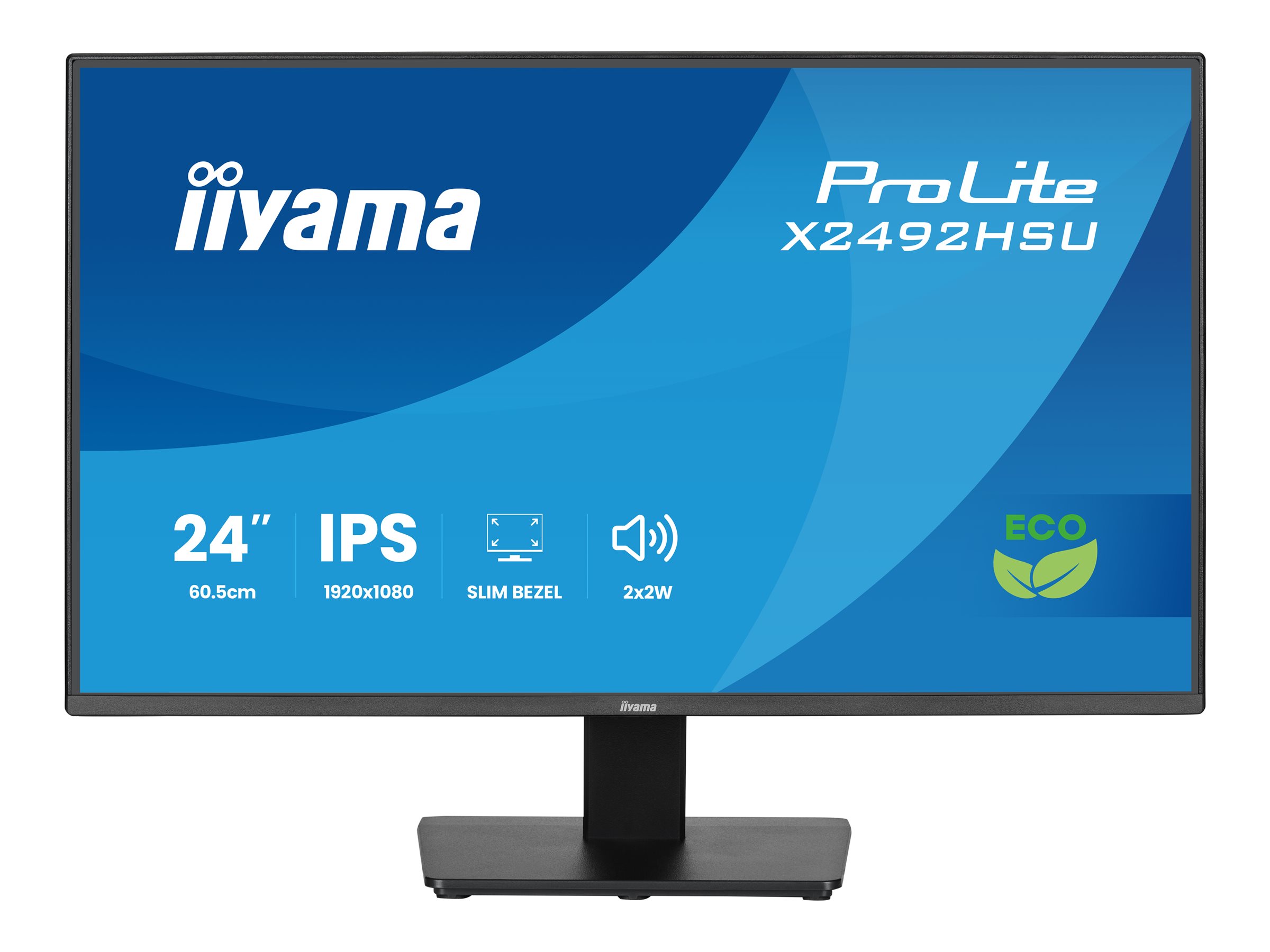 iiyama ProLite X2492HSU-B1 24" IPS 1920 x 1080 (Full HD) HDMI DisplayPort 120Hz