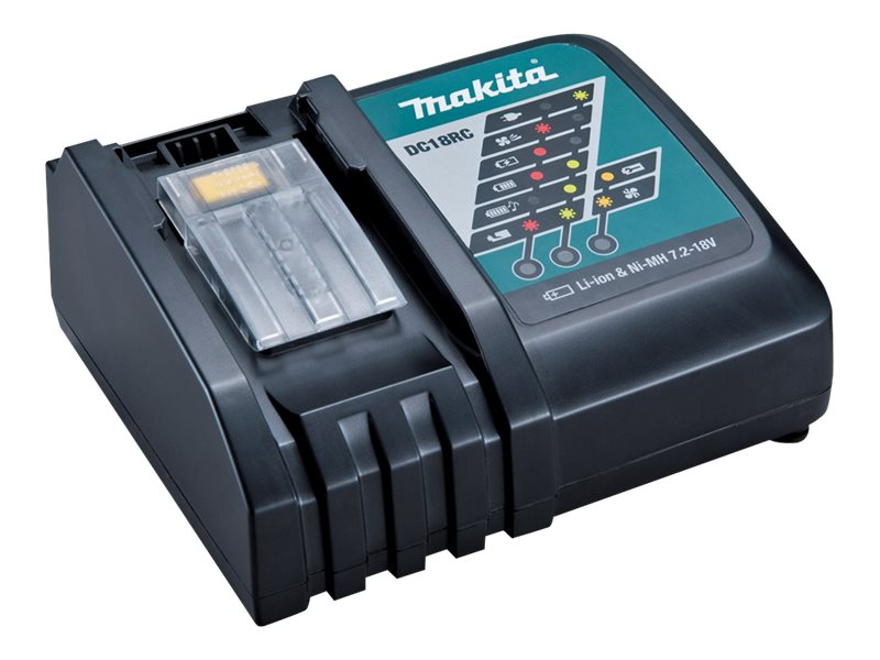 Makita DC18RC - Batterioplader - 1 x batterier lader op - for Makita DHP482RTJ, DHP485RF3J, DUR368AZ