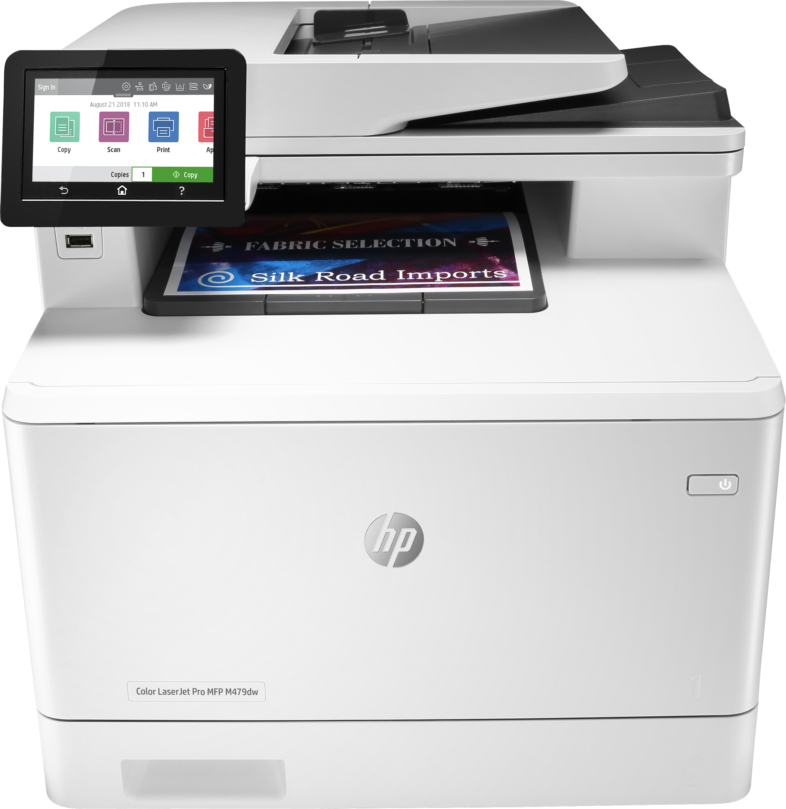 HP Color LaserJet Pro MFP M479dw - Multifunktionsprinter - farve - laser - Legal (216 x 356 mm) (original) - A4/Legal (medie) - op til 27 spm (kopiering) - op til 27 spm (udskriver) - 300 ark - USB 2.0, LAN, Wi-Fi(n), USB vært