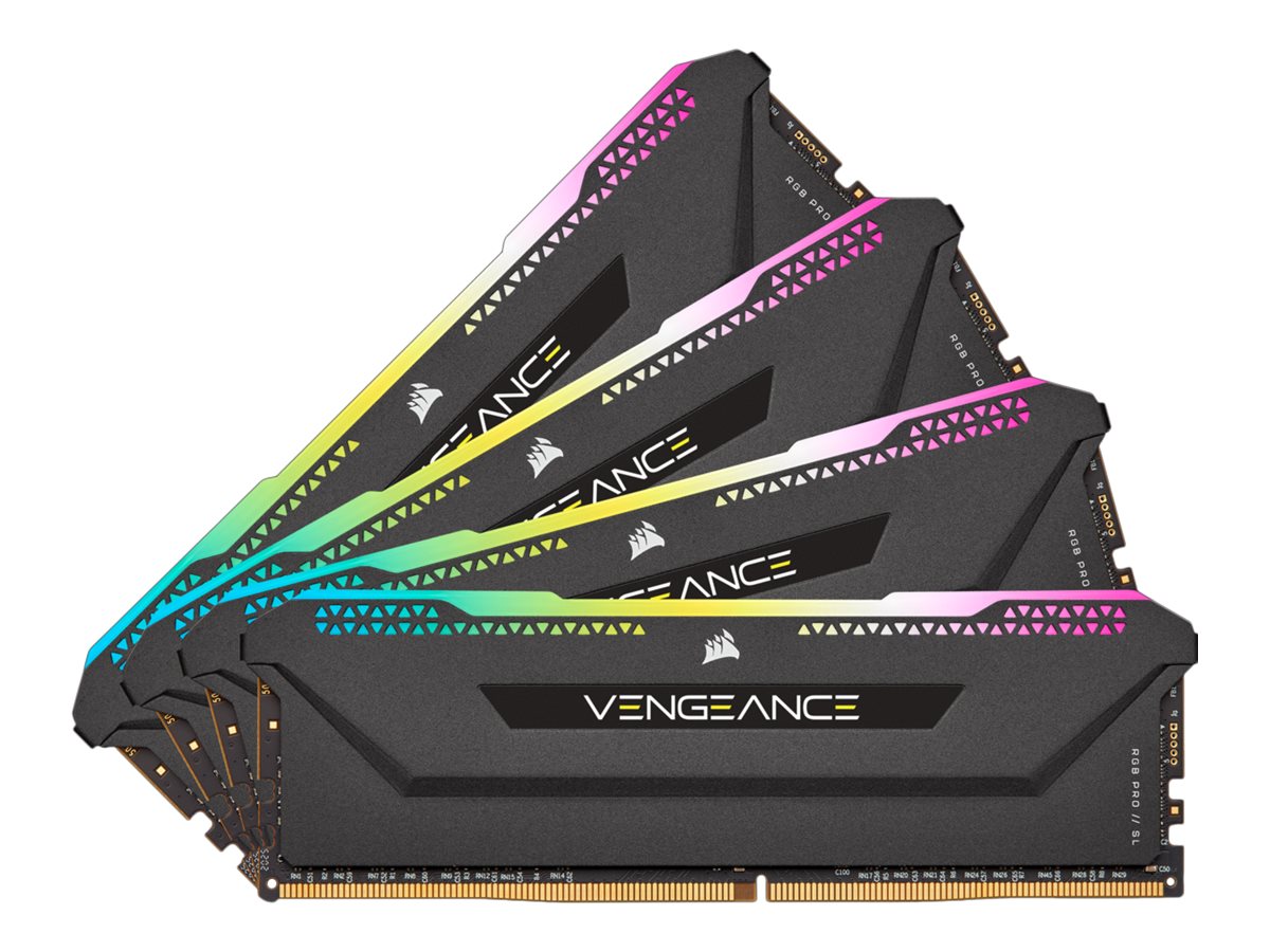 Corsair Vengeance Rgb Pro Cmh32gx4m4e3200c16 Hukommelsesmodul 32 Gb 4 X 8 Gb Ddr4 288-pin Dimm 32gb 3200mhz Ddr4 288-pin Dimm