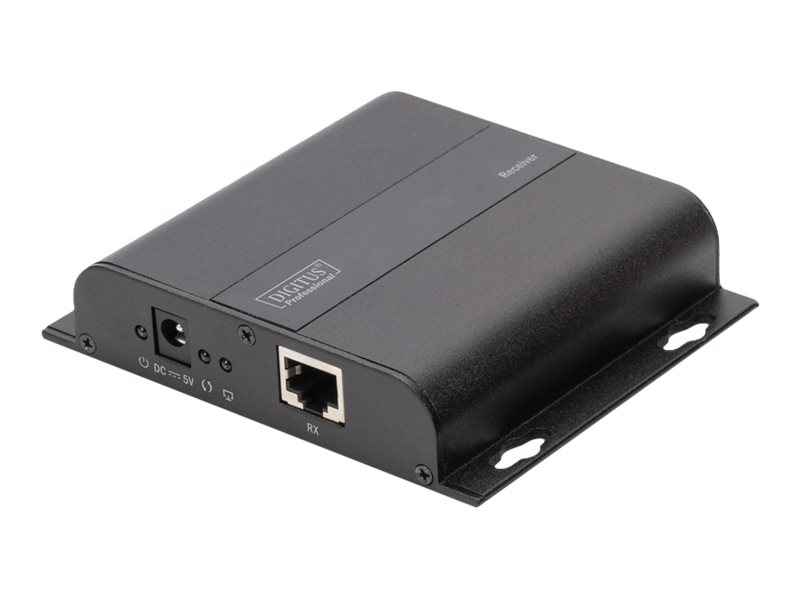DIGITUS Professional 4K HDMI Extender via CAT / IP (receiver unit) Video/audio/infrarød forlænger