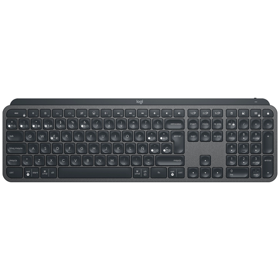 Logitech® | MX Keys for Business - Tastatur - bagbelyst - Bluetooth, 2.4 GHz - QWERTY - Pan Nordic - grafit