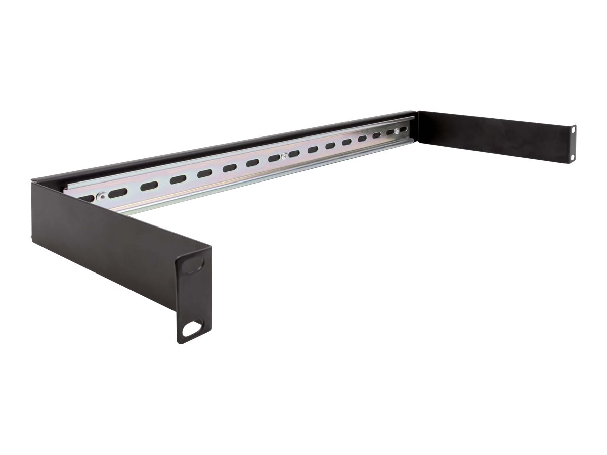 Delock Rackmonteret Din-skinne 19 tommer 1u Sort
