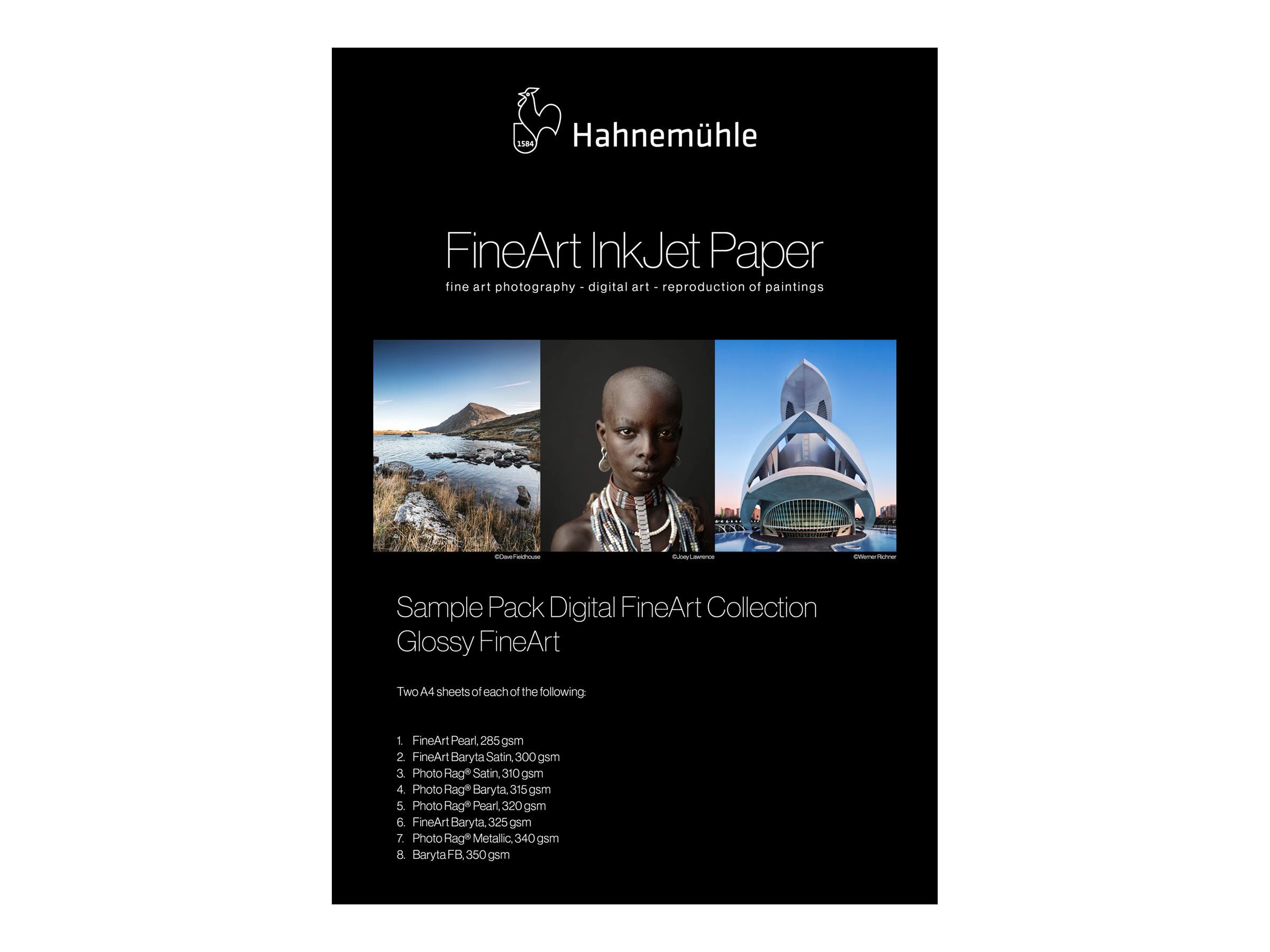 Hahnemühle Digital FineArt - paper - glossy - 12 sheet(s) - A4 (pack of 6)