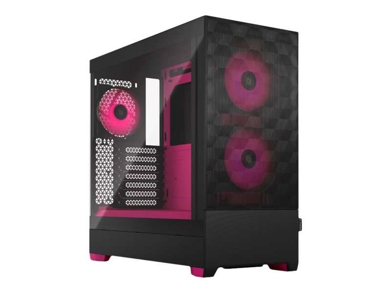 Fractal Design Pop Air RGB - Magenta Core TG Clear Tint - Kabinet - Miditower - Pink