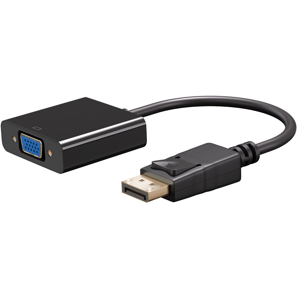 Goobay DisplayPort til VGA Adapter 0.15m 1080p@60Hz