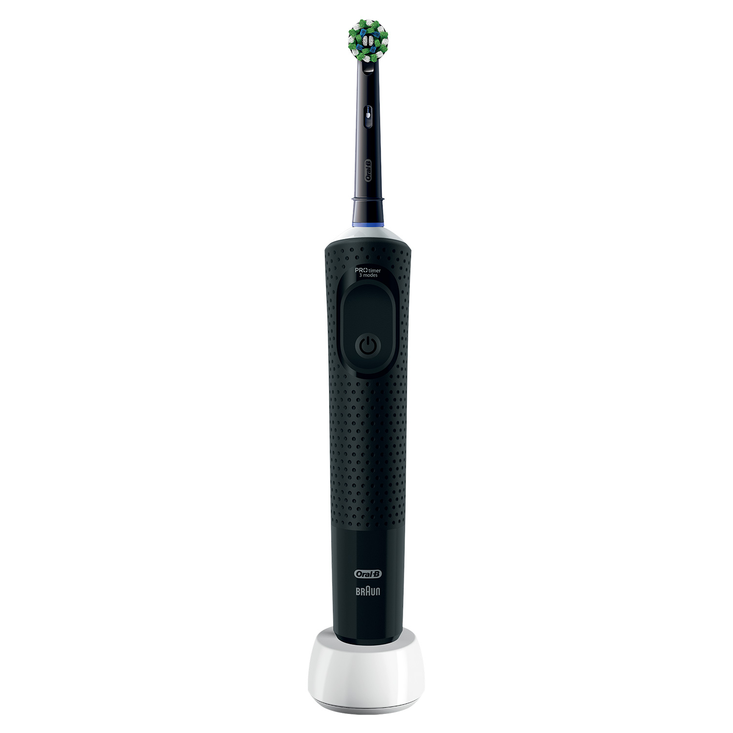 Oral-B Vitality Pro, Voksen, Roterende tandbørste, Daglig pleje, Sensitiv, Sort, 2 min, Batteri