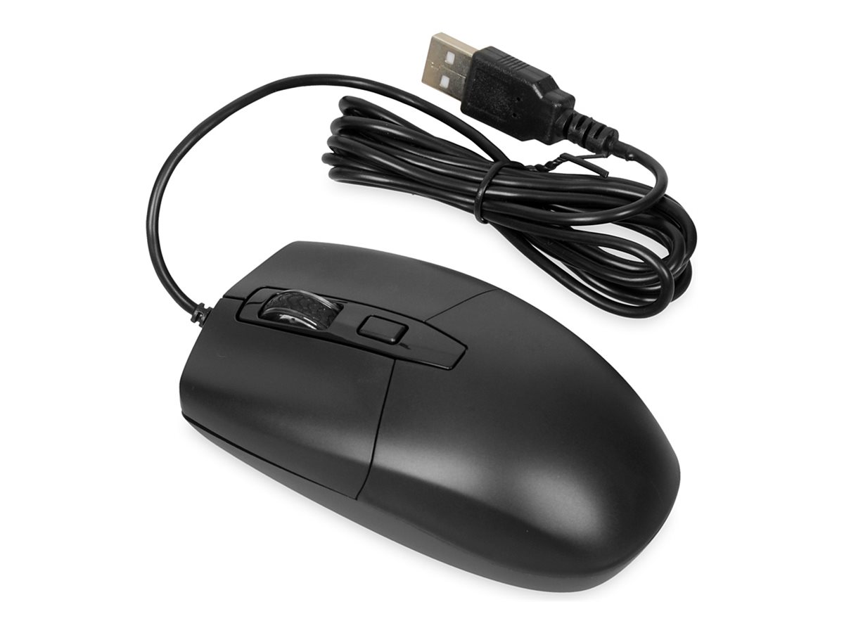 Mus med kabel iBox i010 Rook – optisk, 1600 DPI, sort
