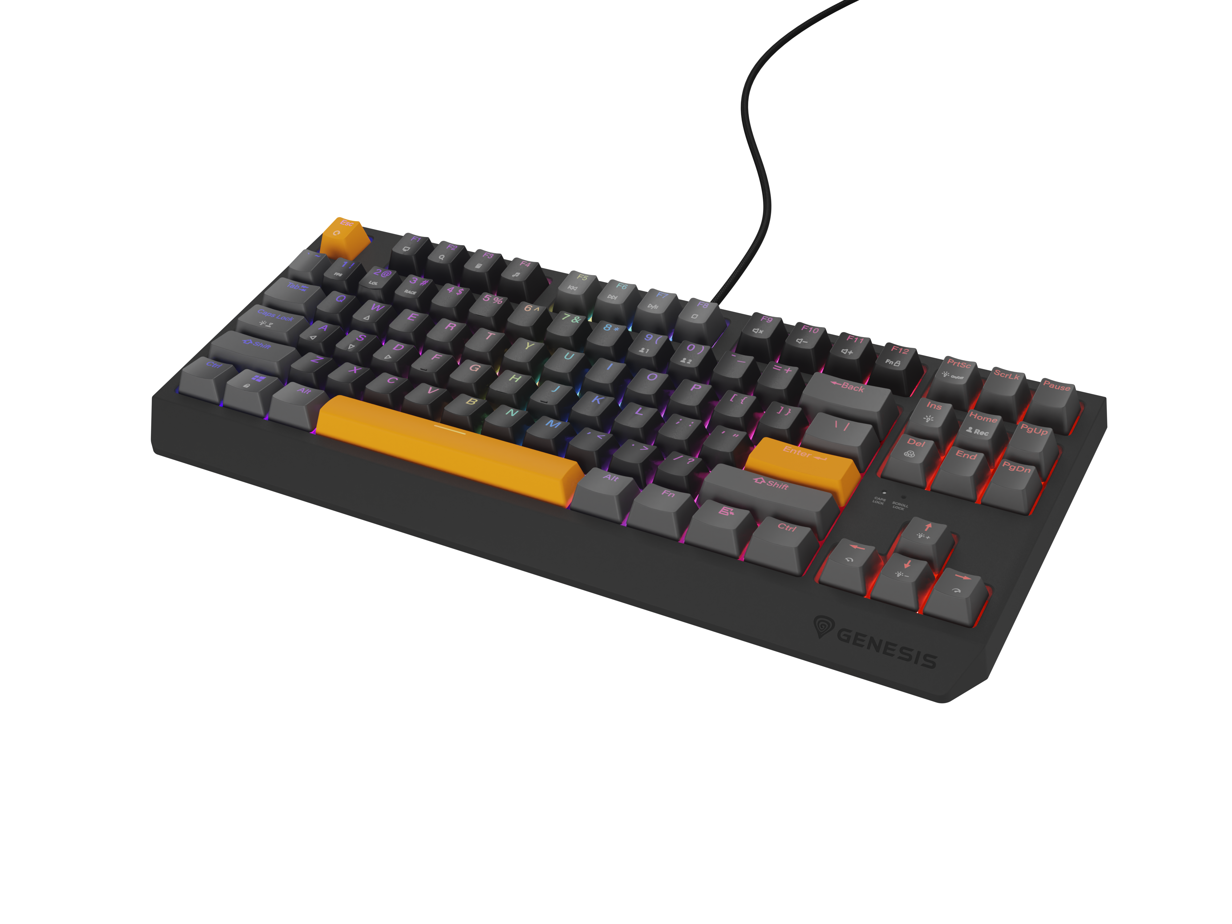 GENESIS Thor 230 TKL Tastatur Mekanisk RGB Kabel & trådløs