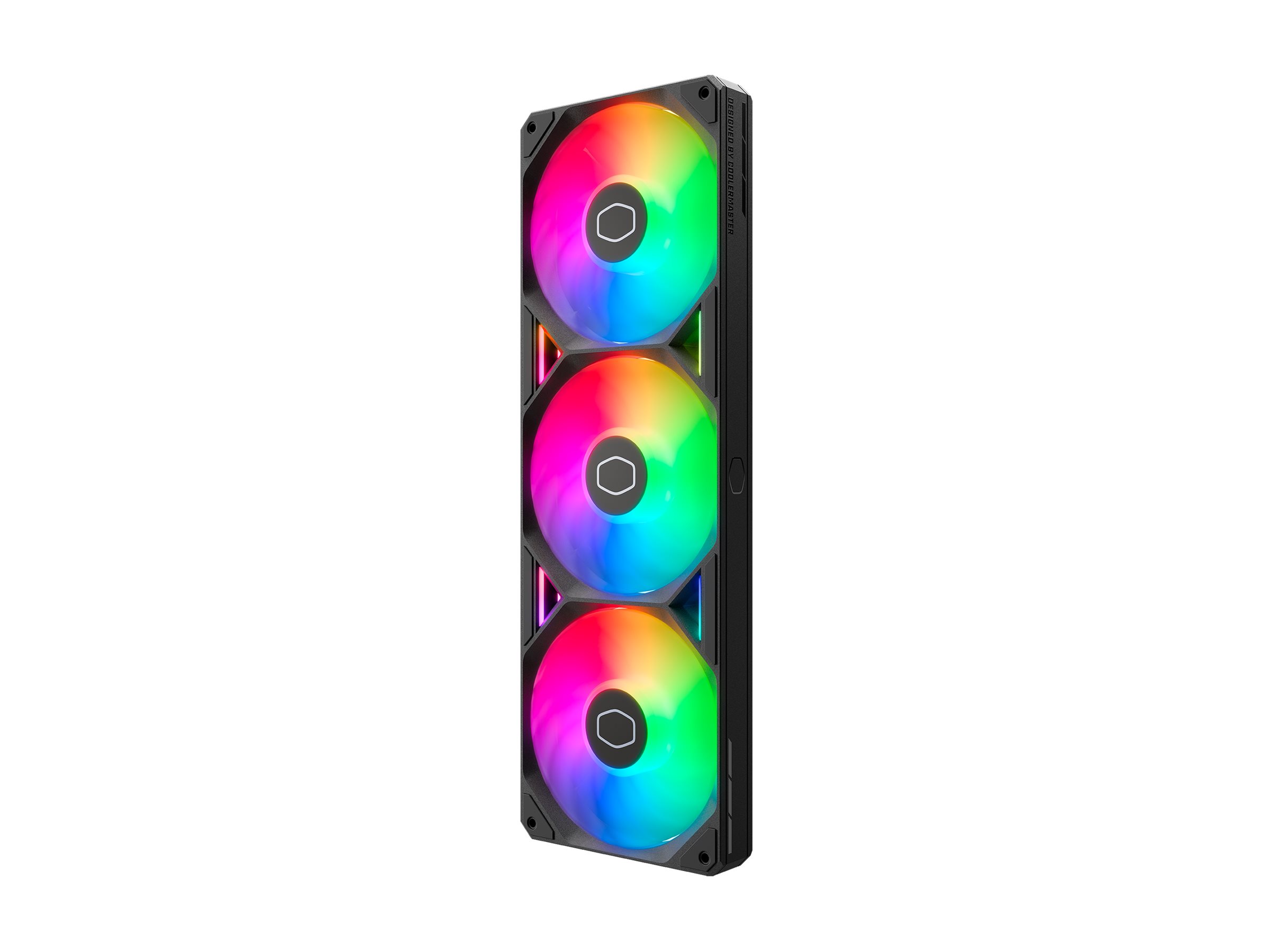 Cooler Master SickleFlow Edge 360 ARGB Fan - Black - 120mm - Sort med RGB LED lys