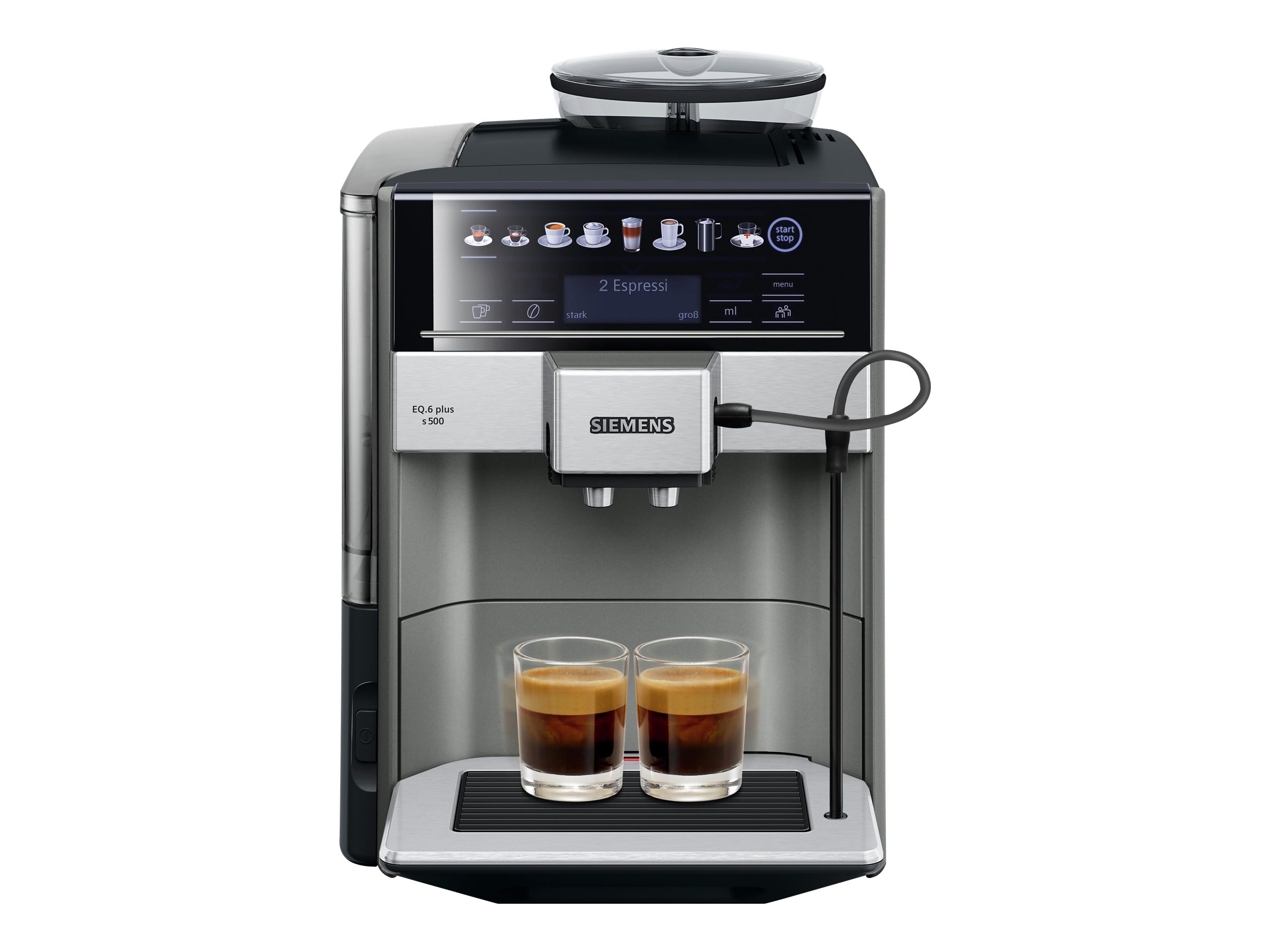 Siemens EQ6 Plus S500 Fuldautomatisk kaffemaskine 1,7l Sort
