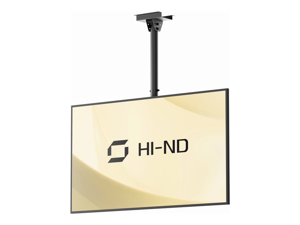 HI-ND - Komponenter til montering (til loftmontering) - for fladt panel - sort - skærmstørrelse: 32-65
