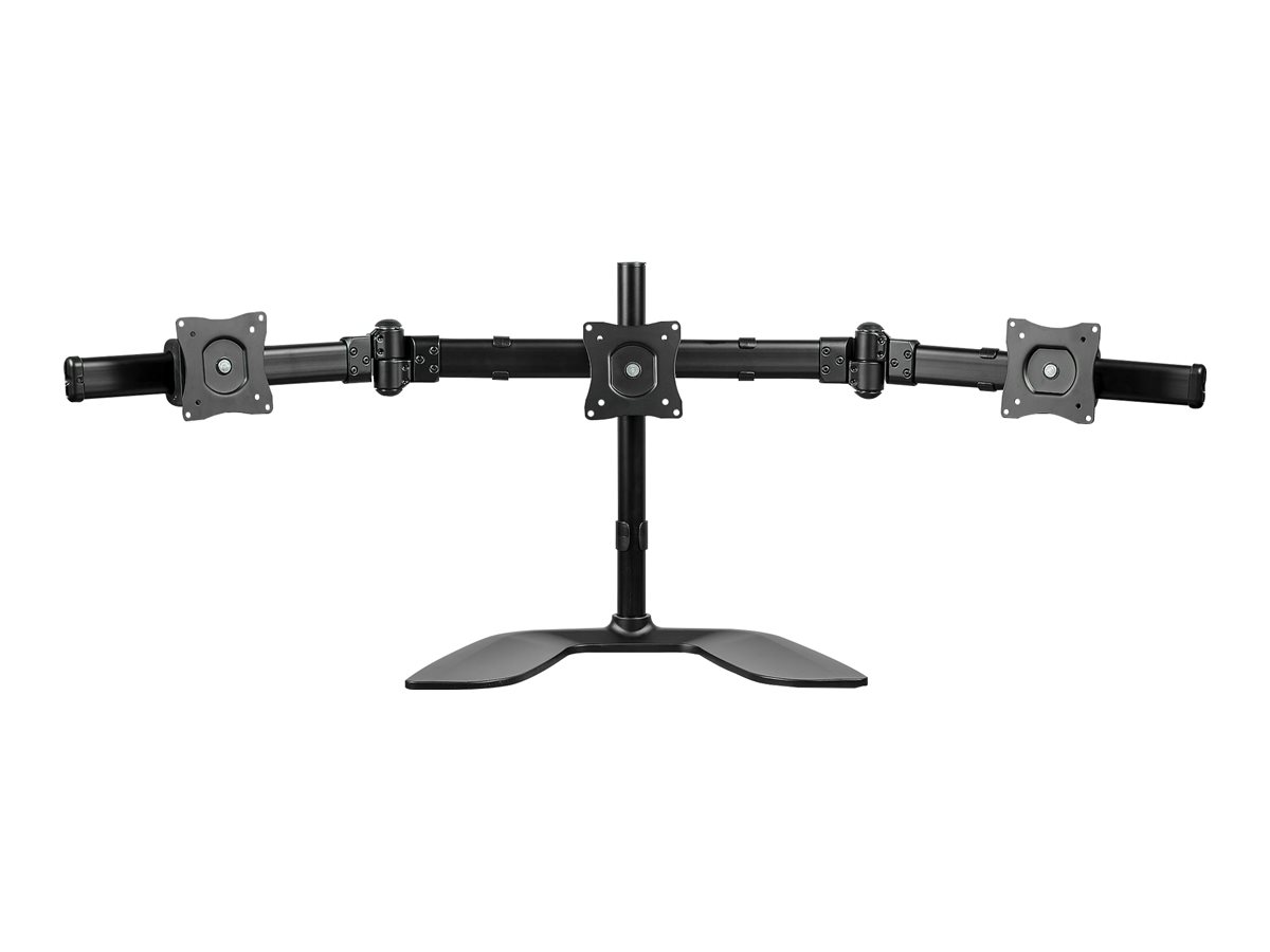 StarTech.com Triple Monitor Stand for VESA Mount Monitors up to 27" - Steel (ARMBARTRIO2) Stativ 3 skærme 13"-27"