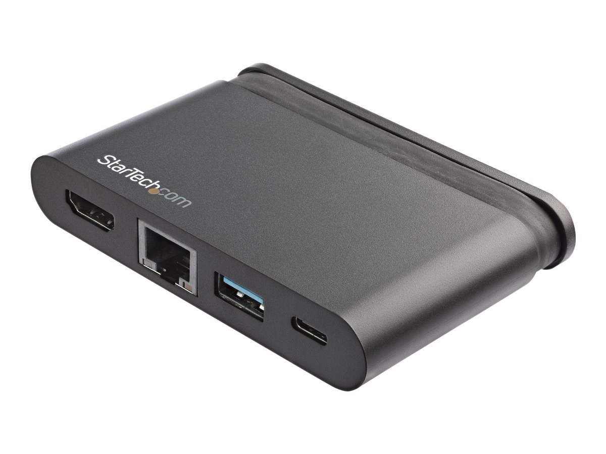 StarTech.com USB C Multiport Adapter - USB-C Travel Dock to 4K HDMI, 100W PD 3.0 Pass-Through, USB-A USB-C, GbE - Portable USB Type-C Dock