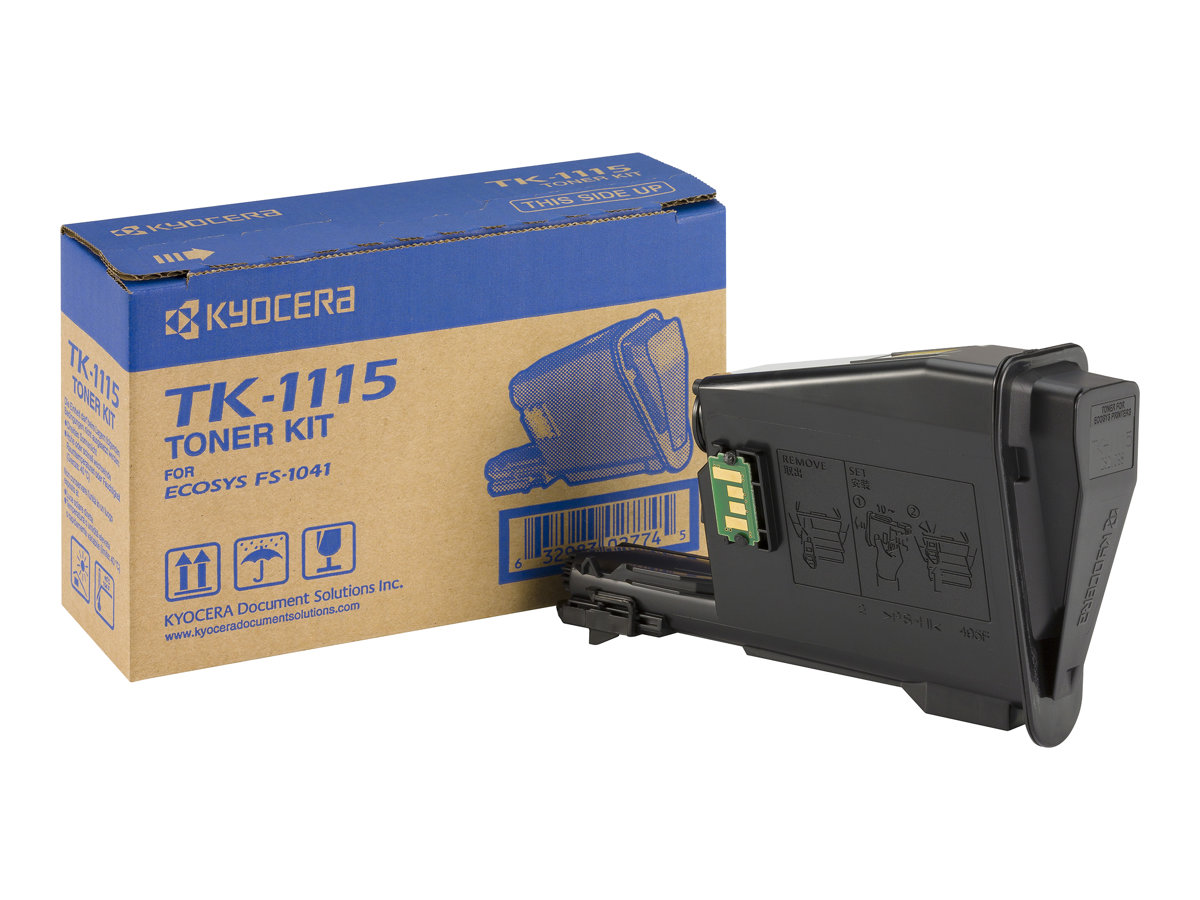 Kyocera Tonerkassette sort, 1.600 sider TK-1115 Modsvarer: N/A