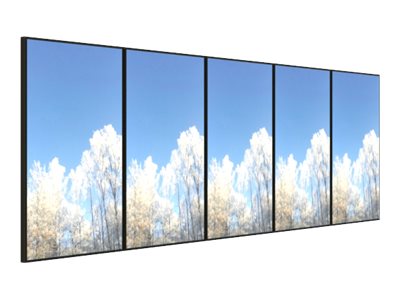 HI-ND Videorow - mounting kit - for 5x1 video wall (portrait) - Maks 60 kg - Maks størrelse 55"