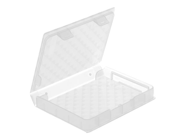 Delock - Beskyttende etui til harddisk - kapacitet: 1 harddisk (2,5) - gennemsigtig