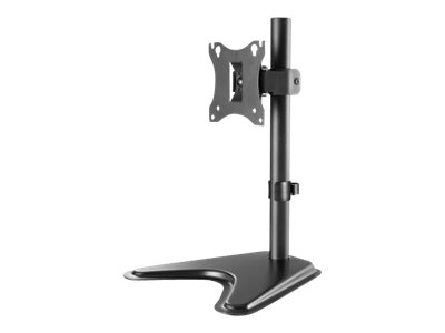 Manhattan TV & Monitor Mount, Desk, Tilt/Swivel/Rotation, 1 screen, Screen Sizes: 10-27", Black, Stand Assembly, VESA 75x75 to 100x100mm, Max 7kg, billede