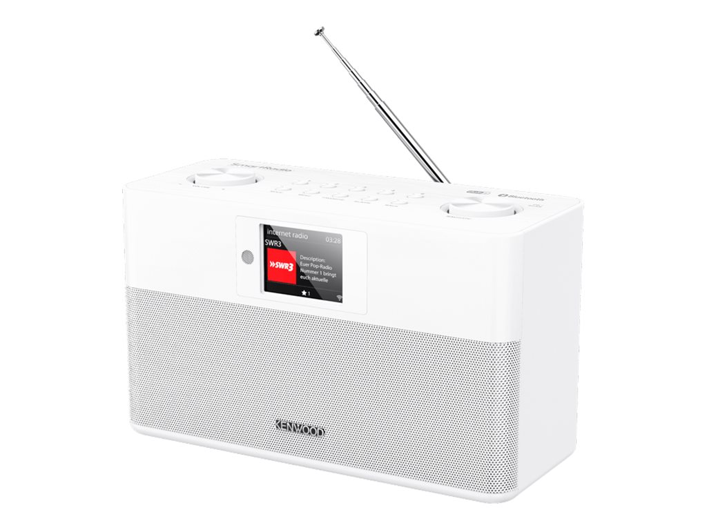 Kenwood CR-ST100S - Internet radio - 20 Watt - intet operativt system - hvid