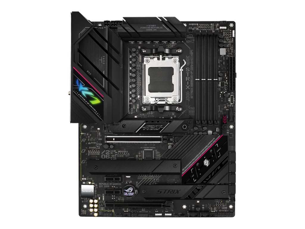 ASUS ROG STRIX B650E-F GAMING WIFI Upgrade Kit bestehend aus Mainboard + AMD Ryzen 7800X3D + 32 GB DDR5 RAM Crucial