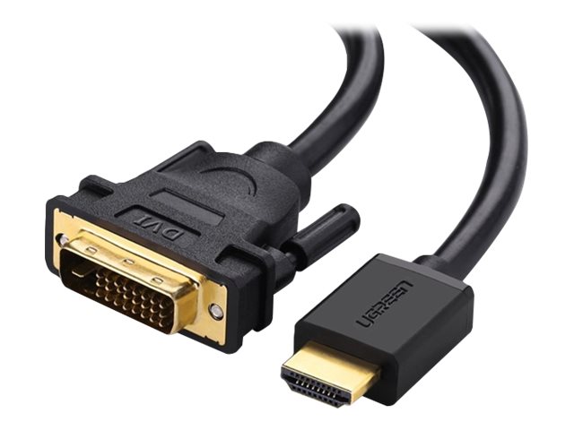 HDMI til DVI-kabel UGREEN 1,5 m – FHD 60 Hz (sort)