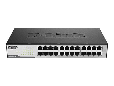 D-Link DES-1024D 24-Port Fast Ethernet Unmanaged Desktop Switch