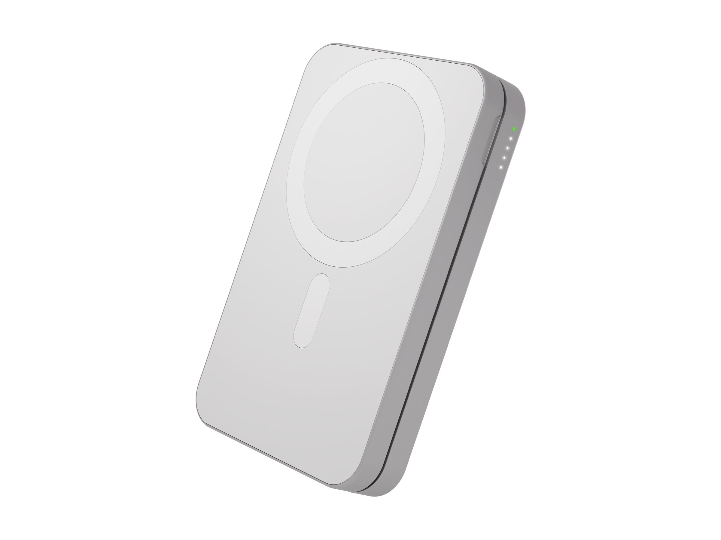 dbramante1928 re-charge - 3in1 - Qi1.3 Power Bank - 8000mAh Powerbank - Hvid - 8000 mAh